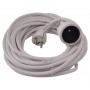 Allonge électrique 10m-3g*1.5mm2 Blanc - I-Watts