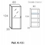 Ensemble Bibliothèque Meuble TV + Table Basse KRONOS 110PLUS composé de 5 Eléments