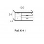 Meuble TV 120 KRONOS 131P