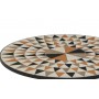 Table De Jardin ESTOR  en ACIER ET MOSAIQUE STRUCTURE ACIER PLATEAU MOSAIQUE