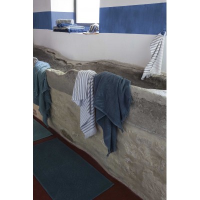 Tapis de Bain Enzo Vert de Gris