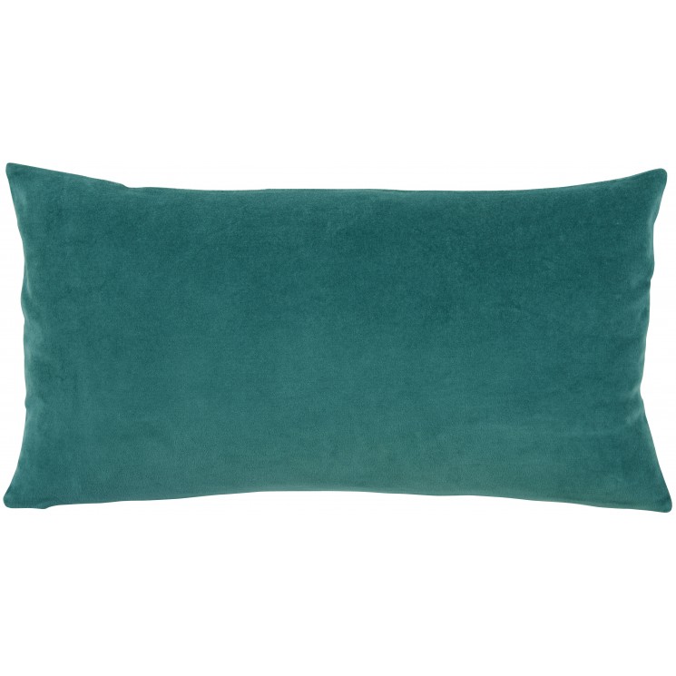 Coussin uni Elise Vert de gris 30 x 50