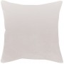 Coussin uni Elise Craie 45 x 45