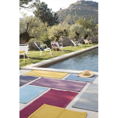 Tapis de bain uni Etia Absynthe 54 x 64