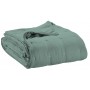 Jeté de lit stonewashed Zeff Vert de gris 240 x 260