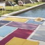 Tapis de bain uni Etia Vert De Gris 54 X 110