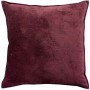 Coussin Velor Prune 45 X 45