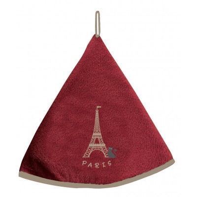 Essuie-mains Tour Eiffel Rouge 60 cm