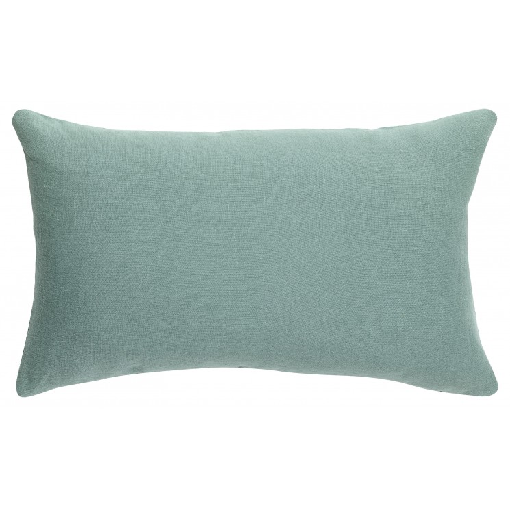 Coussin uni Zeff Vert de gris 30 x 50