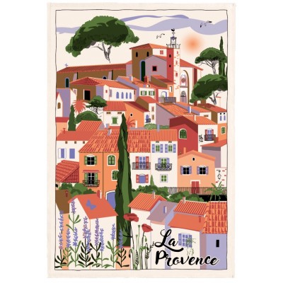 Torchon Village Provence Ecru 48 x 72