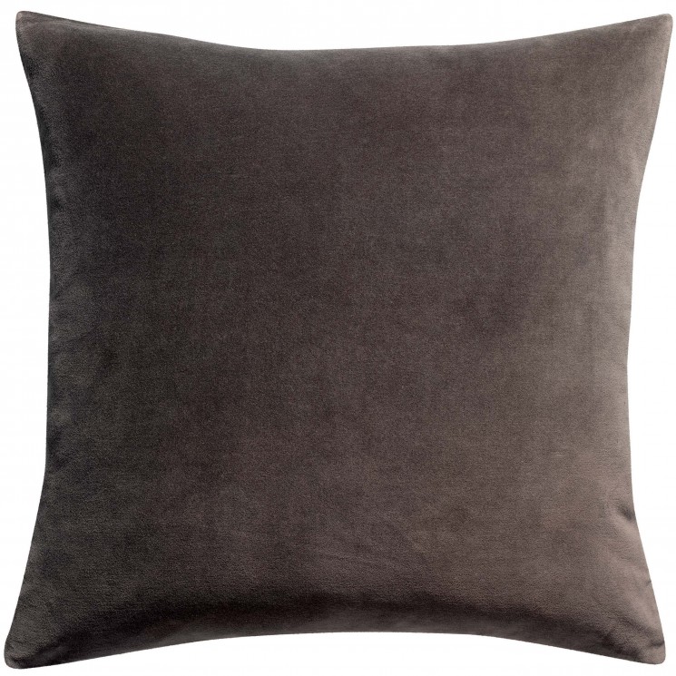 Coussin uni Elise Cacao 45 x 45