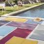 Tapis de bain uni Etia Paon 54 x 64