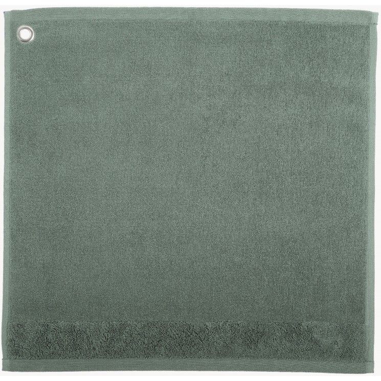 Essuie-mains Oeillet Curl Vert de gris 50 x 50