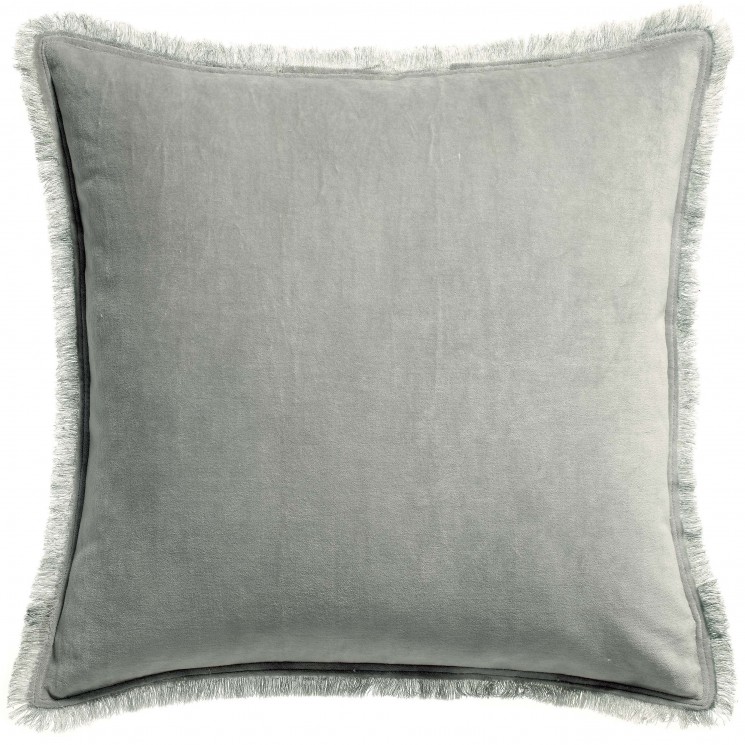 Coussin uni Fara Perle 45 x 45