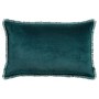 Coussin uni Fara Paon 30 x 50