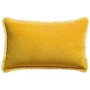 Coussin uni Fara Curry 30 x 50