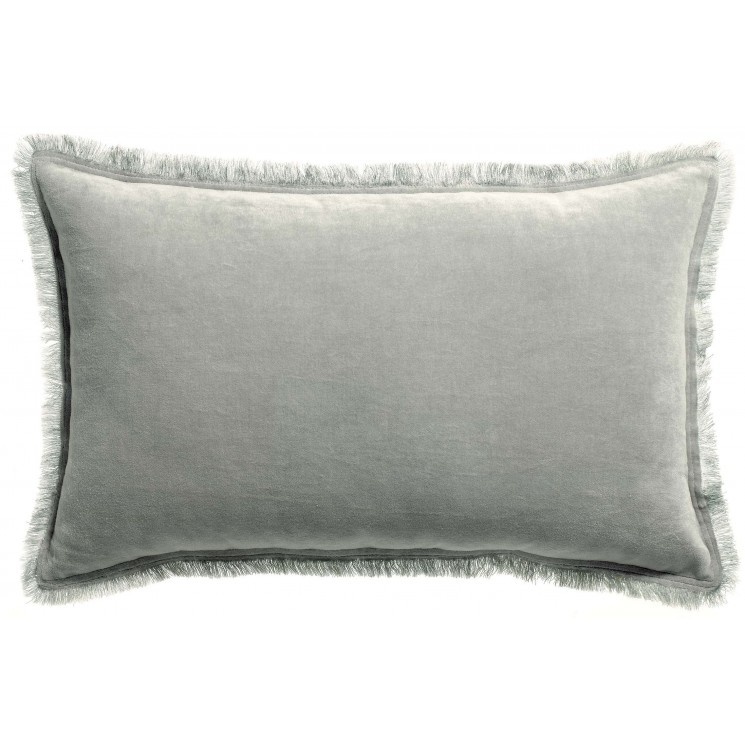 Coussin uni Fara Perle 30 x 50