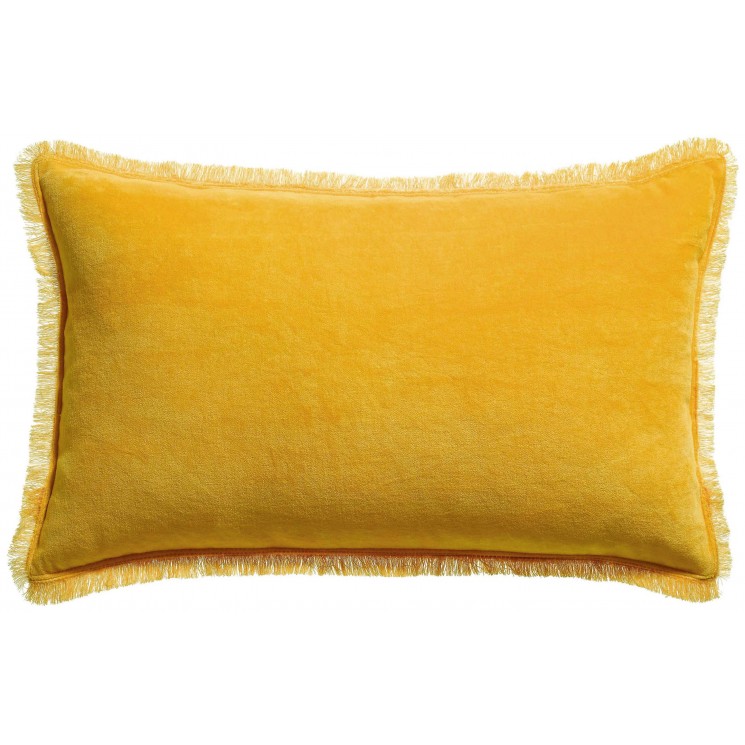 Coussin uni Fara Curry 40 x 65