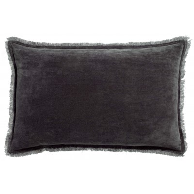 Coussin uni Fara Ombre 40 x 65