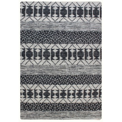 Tapis Zambezi Ivoire/charbon 120 x 180