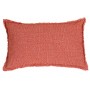 Coussin stonewashed Maia Chambray Rooibos 30 x 50