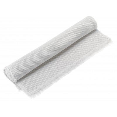 Tapis de bain uni Elly Neige 54 x 64