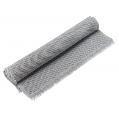 Tapis de bain uni Elly Perle 54 x 64