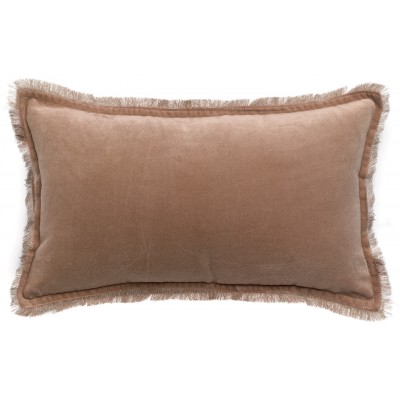 Coussin uni Fara Sésame 30 x 50