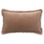 Coussin uni Fara Sésame 30 x 50