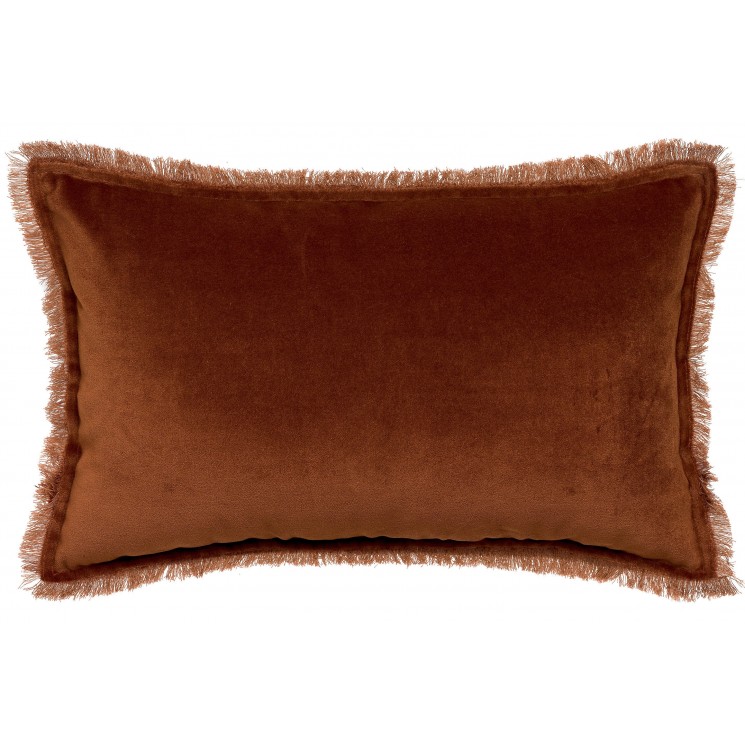 Coussin uni Fara Caramel 30 x 50