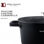 Imperial Collection IM-CASL24: Cocotte Moulée Sous Pression de 24cm