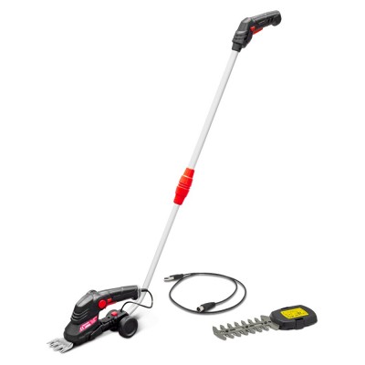 Cisaille - taille haies 3.6V lithium + manche - Batterie et cable de chargement fournis - Elem Garden