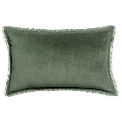 Coussin uni Fara Thym 30 x 50