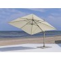 Parasol GABANA-33 Finition MAT CHAMPAGNE Tissus TOILE BEIGE