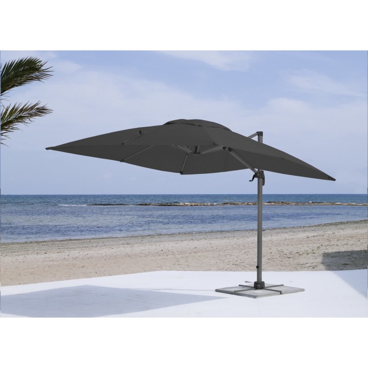 Parasol GABANA-33 Finition MAT ANTHRACITE Tissus TOILE ANTHRACITE