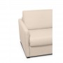 Canapé convertible système couchage express 3 places en tissu - Beige