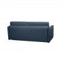 Canapé convertible système couchage express 3 places en tissu - Bleu foncé