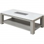 Table basse 10134GB - PLYMOUTH Gris et Blanc - Lot de 1