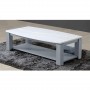 Table basse 10655GR - OCEaNIa Gris et Blanc - Lot de 1