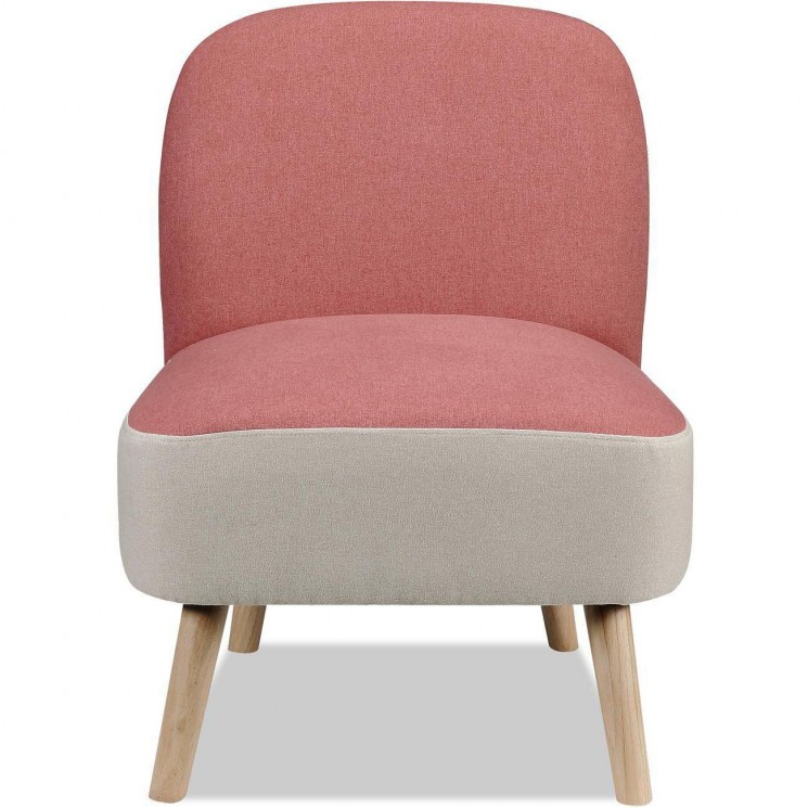 Fauteuil 13448RB - DOPIO Rose - Lot de 1