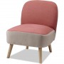 Fauteuil 13448RB - DOPIO Rose - Lot de 1