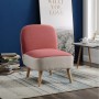 Fauteuil 13448RB - DOPIO Rose - Lot de 1