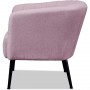 Fauteuil 13449RE - SCaLITa Rose - Lot de 1