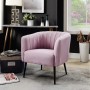 Fauteuil 13449RE - SCaLITa Rose - Lot de 1