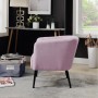 Fauteuil 13449RE - SCaLITa Rose - Lot de 1