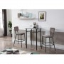 Tabouret de bar 13508Ta - ZELDa Beige - Lot de 2