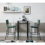 Tabouret de bar 13508VE - ZELDa Vert - Lot de 2