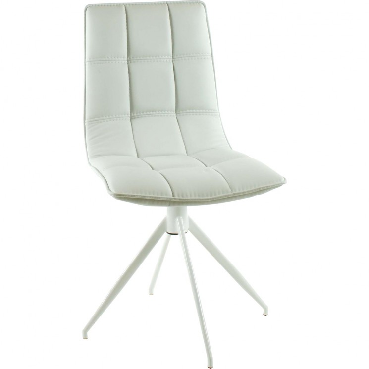 Chaise 40316BL - MADERA Blanc - Lot de 2