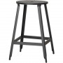 Tabouret de bar 42706NO - MANUFACTURE Noir - Lot de 2