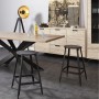 Tabouret de bar 42706NO - MANUFACTURE Noir - Lot de 2